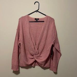 Pink a.n.a. Sweater; size L